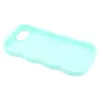 Phonesta Wavy Silicone Back Cover hoesje voor Apple iPhone 17e/16e - Mintgroen 6