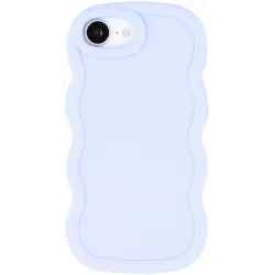 Phonesta Wavy Silicone Back Cover hoesje voor Apple iPhone 17e/16e - Paars