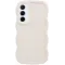 Phonesta Wavy Silicone Back Cover hoesje voor Samsung Galaxy A55 - Beige