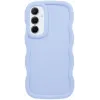 Phonesta Wavy Silicone Back Cover hoesje voor Samsung Galaxy A55 - Paars
