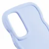 Phonesta Wavy Silicone Back Cover hoesje voor Samsung Galaxy A55 - Paars 6