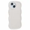 Phonesta Wavy Silicone Back Cover hoesje voor Apple iPhone 15 - Beige 3