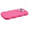 Phonesta Wavy Silicone Back Cover hoesje voor Apple iPhone 15 - Hot Pink 5