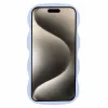 Phonesta Wavy Silicone Back Cover hoesje voor Apple iPhone 15 - Paars 2