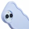 Phonesta Wavy Silicone Back Cover hoesje voor Apple iPhone 15 - Paars 6