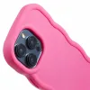 Phonesta Wavy Silicone Back Cover hoesje voor Apple iPhone 15 Pro - Hot Pink 6