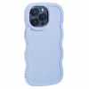 Phonesta Wavy Silicone Back Cover hoesje voor Apple iPhone 15 Pro - Paars 3