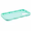 Phonesta Wavy Silicone Back Cover hoesje voor Apple iPhone 15 Pro Max - Mintgroen 4
