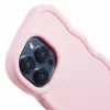 Phonesta Wavy Silicone Back Cover hoesje voor Apple iPhone 15 Pro Max - Roze 6