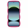 Phonesta Wavy Silicone Back Cover hoesje voor Xiaomi Redmi Note 14 4G - Hot Pink 2