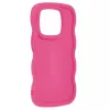 Phonesta Wavy Silicone Back Cover hoesje voor Xiaomi Redmi Note 14 4G - Hot Pink 3