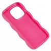 Phonesta Wavy Silicone Back Cover hoesje voor Xiaomi Redmi Note 14 4G - Hot Pink 4