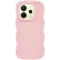 Phonesta Wavy Silicone Back Cover hoesje voor Xiaomi Redmi Note 14 4G - Roze