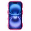 Phonesta Wavy Silicone Back Cover hoesje voor Apple iPhone 17 - Hot Pink 3