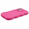 Phonesta Wavy Silicone Back Cover hoesje voor Apple iPhone 17 - Hot Pink 5