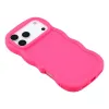Phonesta Wavy Silicone Back Cover hoesje voor Apple iPhone 17 Pro - Hot Pink 4