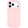 Phonesta Wavy Silicone Back Cover hoesje voor Apple iPhone 17 Pro - Roze