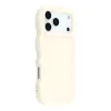 Phonesta Wavy Silicone Back Cover hoesje voor Apple iPhone 17 Pro Max - Beige 2