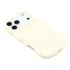 Phonesta Wavy Silicone Back Cover hoesje voor Apple iPhone 17 Pro Max - Beige 4