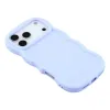 Phonesta Wavy Silicone Back Cover hoesje voor Apple iPhone 17 Pro Max - Paars 4