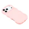 Phonesta Wavy Silicone Back Cover hoesje voor Apple iPhone 17 Pro Max - Roze 4