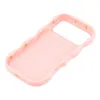 Phonesta Wavy Silicone Back Cover hoesje voor Apple iPhone 17 Pro Max - Roze 6