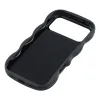 Phonesta Wavy Silicone Back Cover hoesje voor Apple iPhone 17 Pro Max - Zwart 6