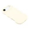 Phonesta Wavy Silicone Back Cover hoesje voor Apple iPhone Air - Beige 4