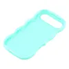Phonesta Wavy Silicone Back Cover hoesje voor Apple iPhone Air - Mintgroen 6