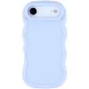 Phonesta Wavy Silicone Back Cover hoesje voor Apple iPhone Air - Paars