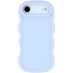 Phonesta Wavy Silicone Back Cover hoesje voor Apple iPhone Air - Paars