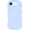 Phonesta Wavy Silicone Back Cover hoesje voor Apple iPhone Air - Paars