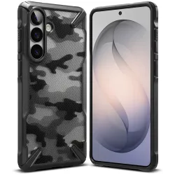 Ringke Fusion X Back Cover hoesje voor Samsung Galaxy S26 - Camo Zwart