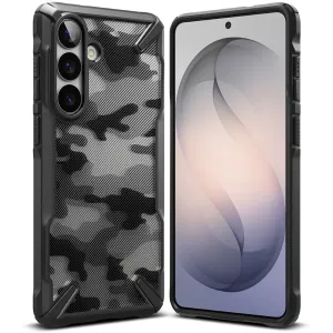 Ringke Fusion X Back Cover hoesje voor Samsung Galaxy S26 - Camo Zwart