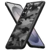 Ringke Fusion X Back Cover hoesje voor Samsung Galaxy S26 Plus - Camo Zwart 1