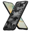 Ringke Fusion X Back Cover hoesje voor Samsung Galaxy A57 - Camo Zwart 3