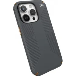 Speck Presidio2 Grip Back Cover hoesje voor Apple iPhone 15 Pro - Grijs