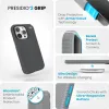 Speck Presidio2 Grip Back Cover hoesje voor Apple iPhone 15 Pro - Grijs 10