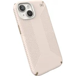 Speck Presidio2 Grip Back Cover hoesje voor Apple iPhone 17e/16e/15/14/13 - Beige