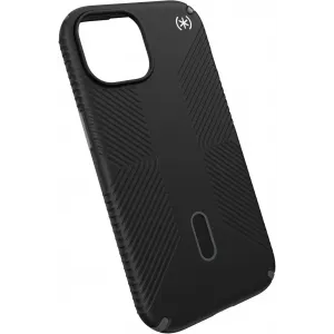Speck Presidio2 Grip ClickLock Back Cover hoesje met MagSafe voor Apple iPhone 17e/16e/15/14/13 - Zwart