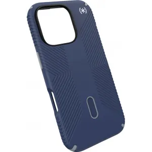 Speck Presidio2 Grip ClickLock Back Cover hoesje met MagSafe voor Apple iPhone 16 Pro - Blauw