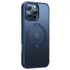 Torras Ostand Pro Back Cover hoesje met MagSafe voor Apple iPhone 16 Pro Max - Donkerblauw 3