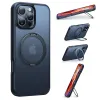 Torras Ostand Pro Back Cover hoesje met MagSafe voor Apple iPhone 16 - Zwart 2