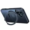 Torras Ostand Pro Back Cover hoesje met MagSafe voor Apple iPhone 16 - Zwart 4