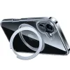 Torras Ostand Pro Back Cover hoesje met MagSafe voor Apple iPhone 16 - Transparant 1