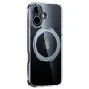 Torras Ostand Pro Back Cover hoesje met MagSafe voor Apple iPhone 16 - Transparant 2