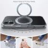 Torras Ostand Pro Back Cover hoesje met MagSafe voor Apple iPhone 16 - Transparant 4