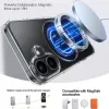 Torras Ostand Pro Back Cover hoesje met MagSafe voor Apple iPhone 16 - Transparant 5