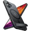 Torras Pstand Back Cover hoesje met MagSafe voor Apple iPhone 16 - Zwart 0