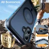 Torras Pstand Back Cover hoesje met MagSafe voor Apple iPhone 16 - Zwart 1